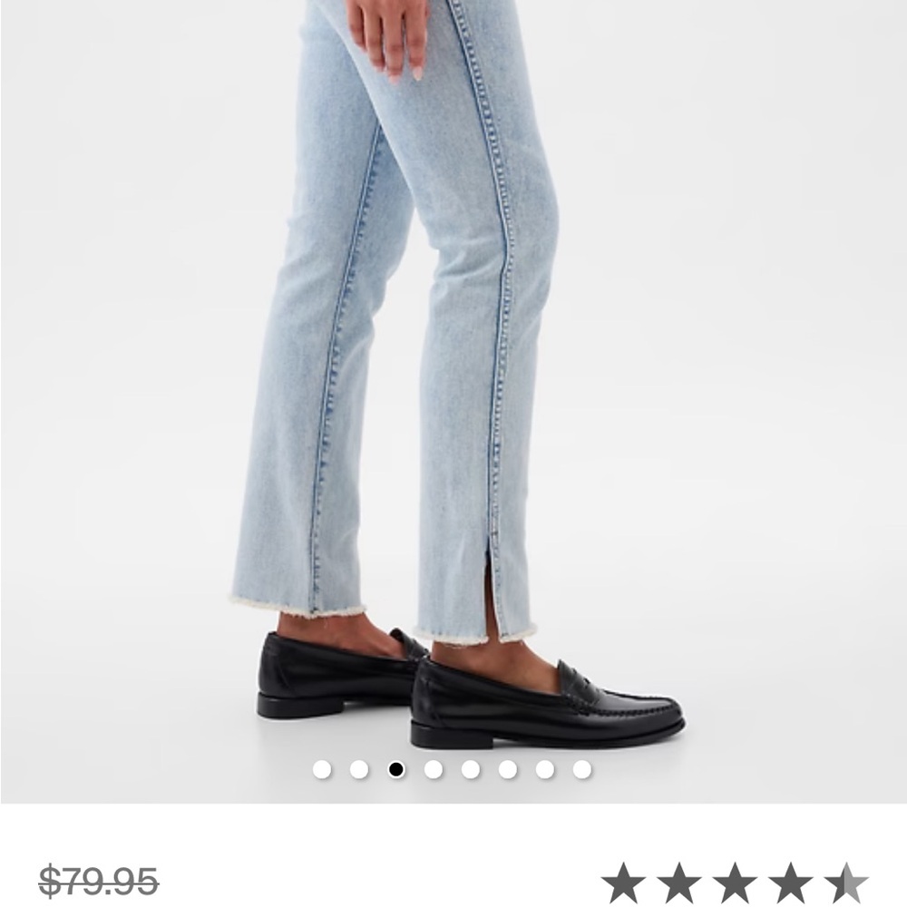 GAP Women's Light Blue Straight Leg Jeans